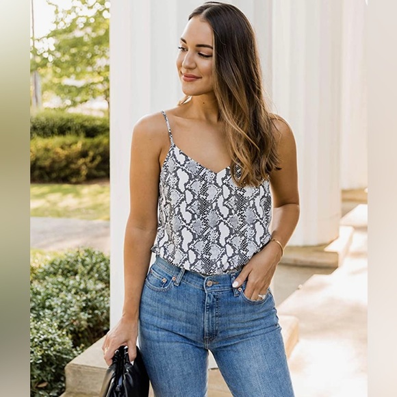 Amazon - The Drop Women's Python Print Cami by Kathleen Barnes - Picture 2 of 6